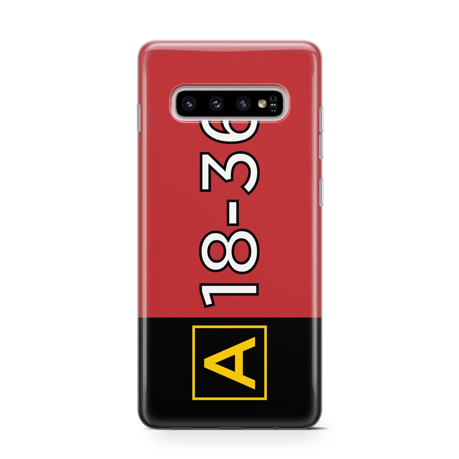 Personalised Runway Holding Position Protective Samsung Galaxy Case