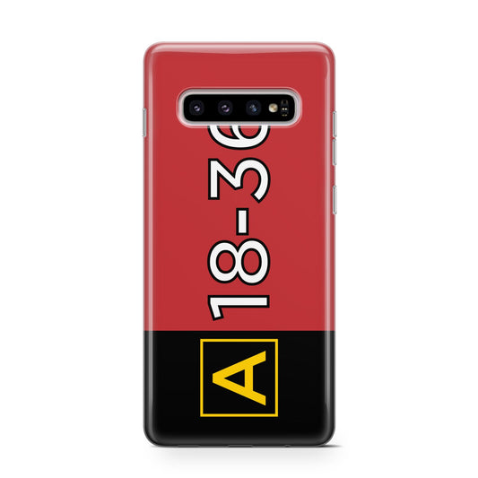 Personalised Runway Holding Position Protective Samsung Galaxy Case