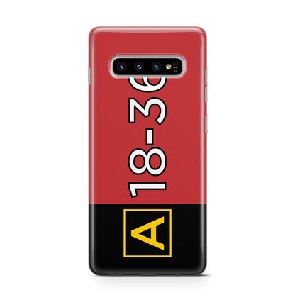 Personalised Runway Holding Position Samsung Galaxy S10 Case