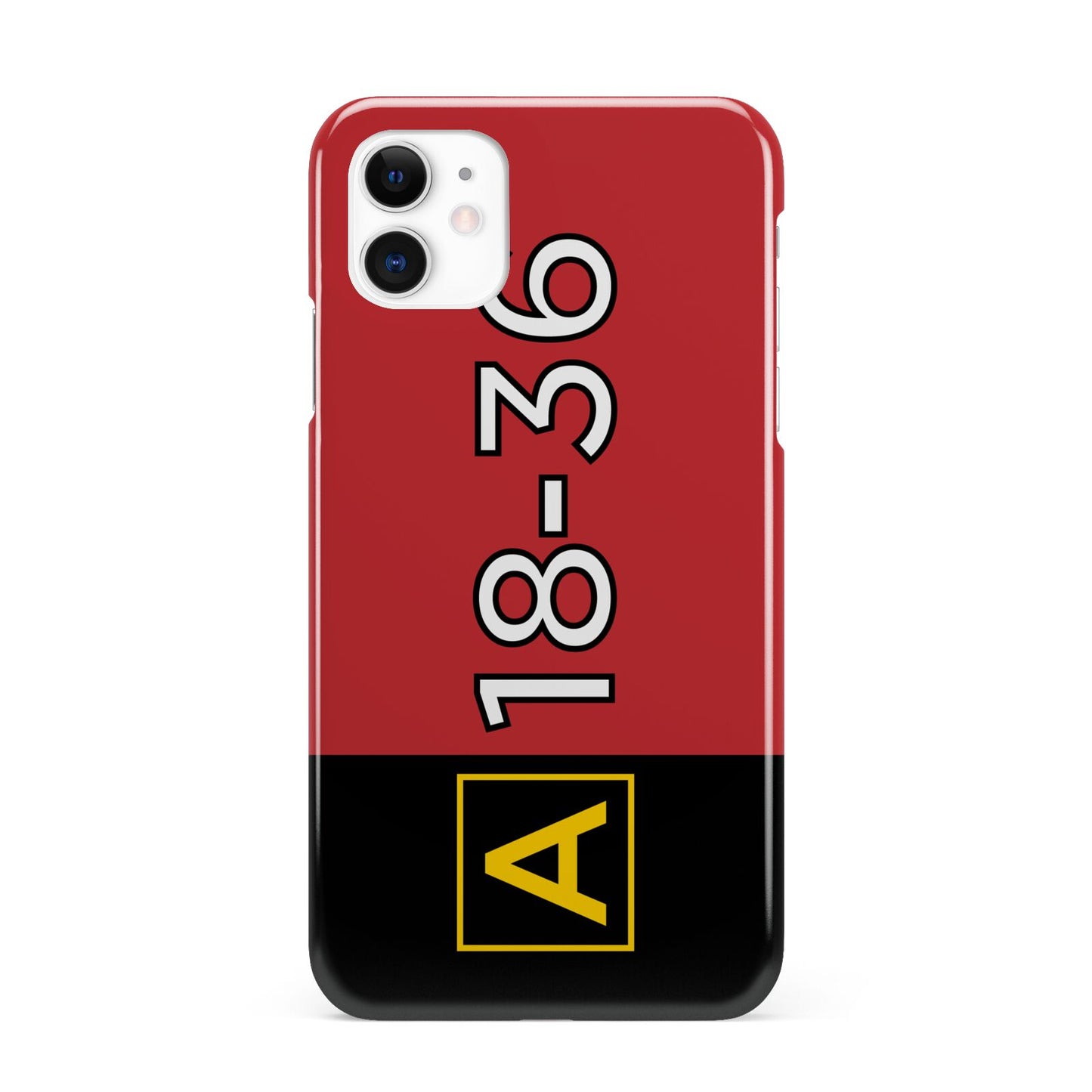 Personalised Runway Holding Position iPhone 11 3D Snap Case