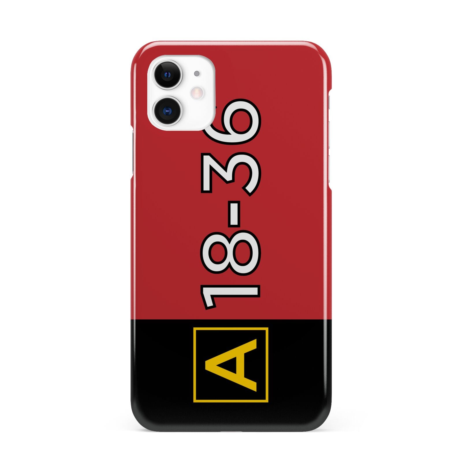 Personalised Runway Holding Position iPhone 11 3D Snap Case