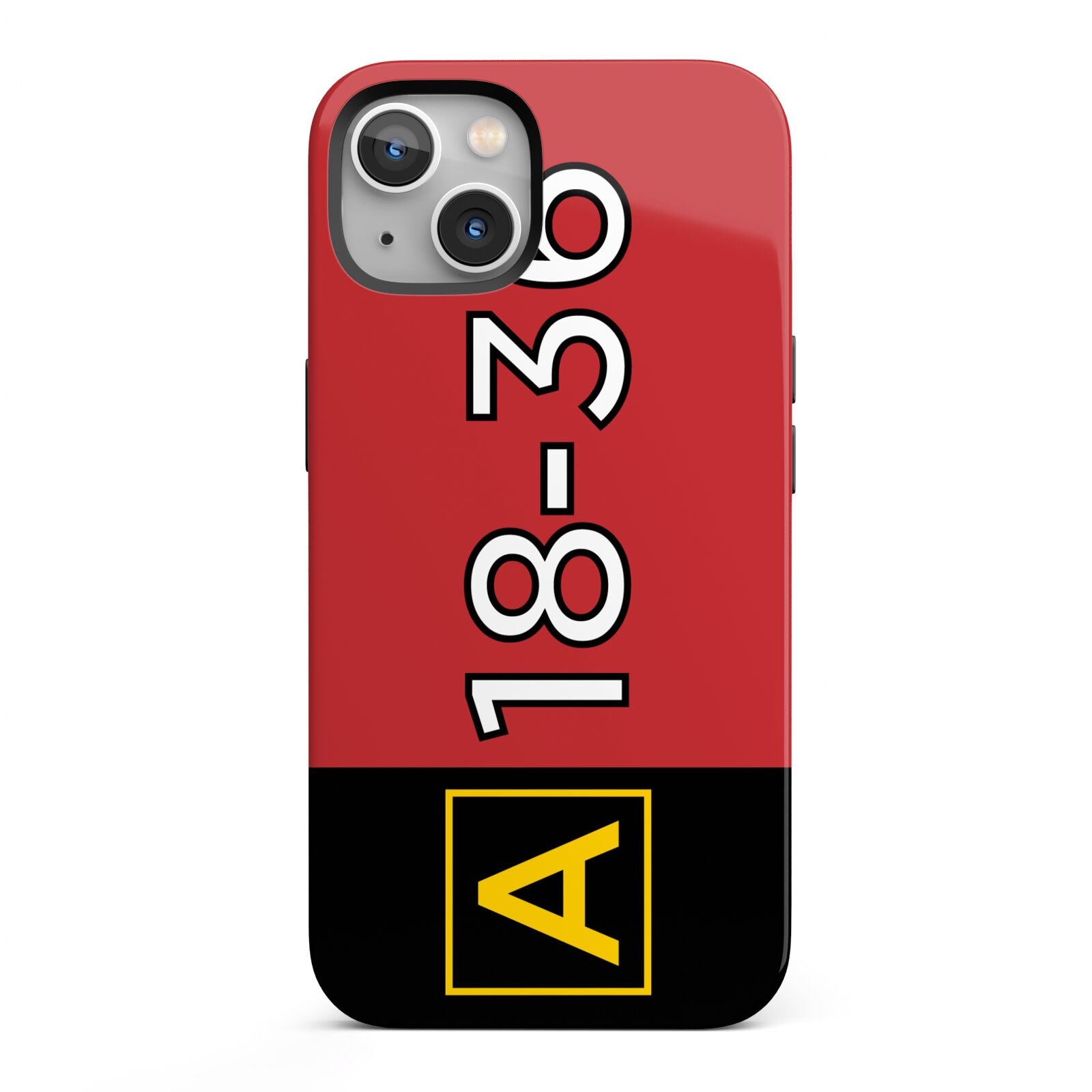 Personalised Runway Holding Position iPhone 13 Full Wrap 3D Tough Case