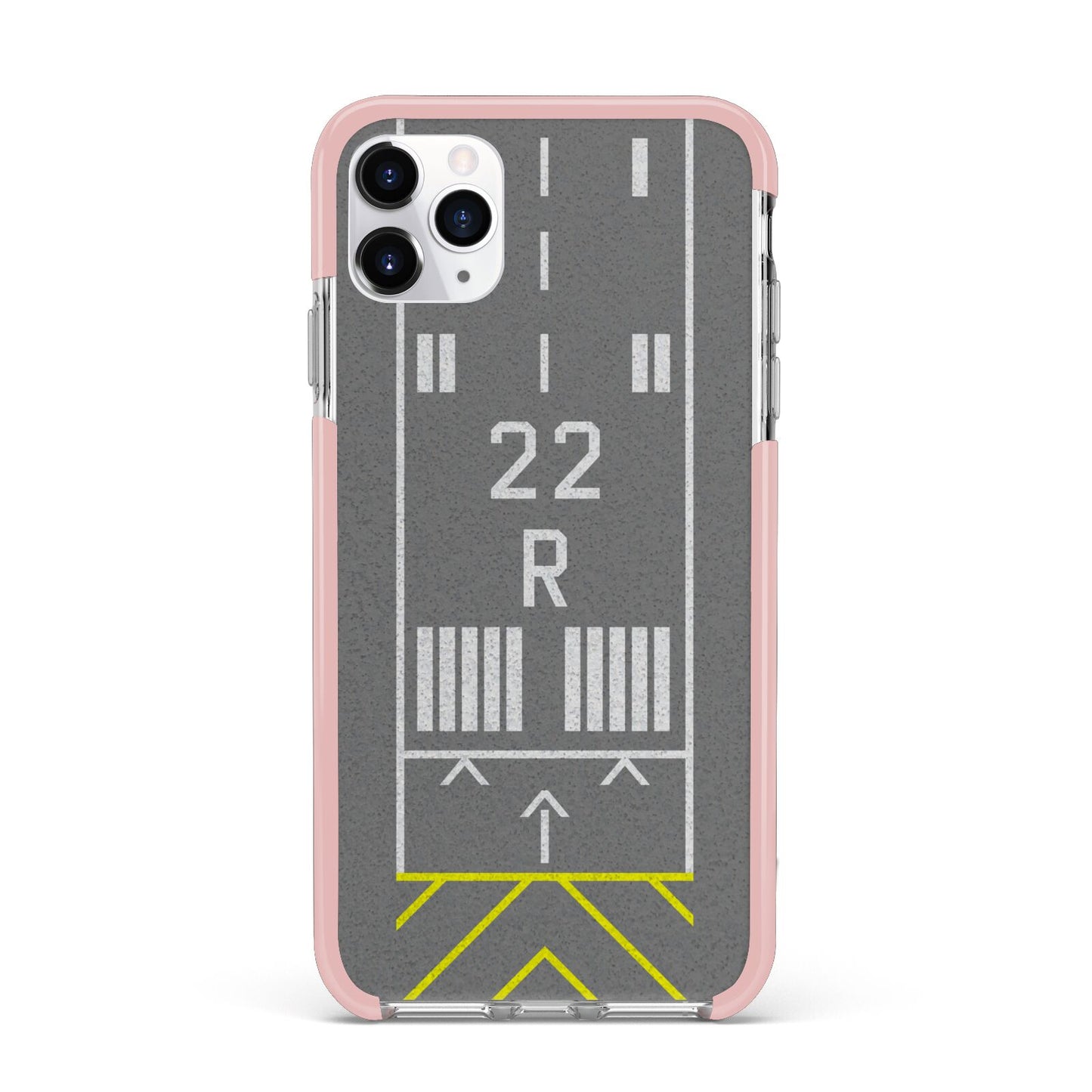 Personalised Runway iPhone 11 Pro Max Impact Pink Edge Case