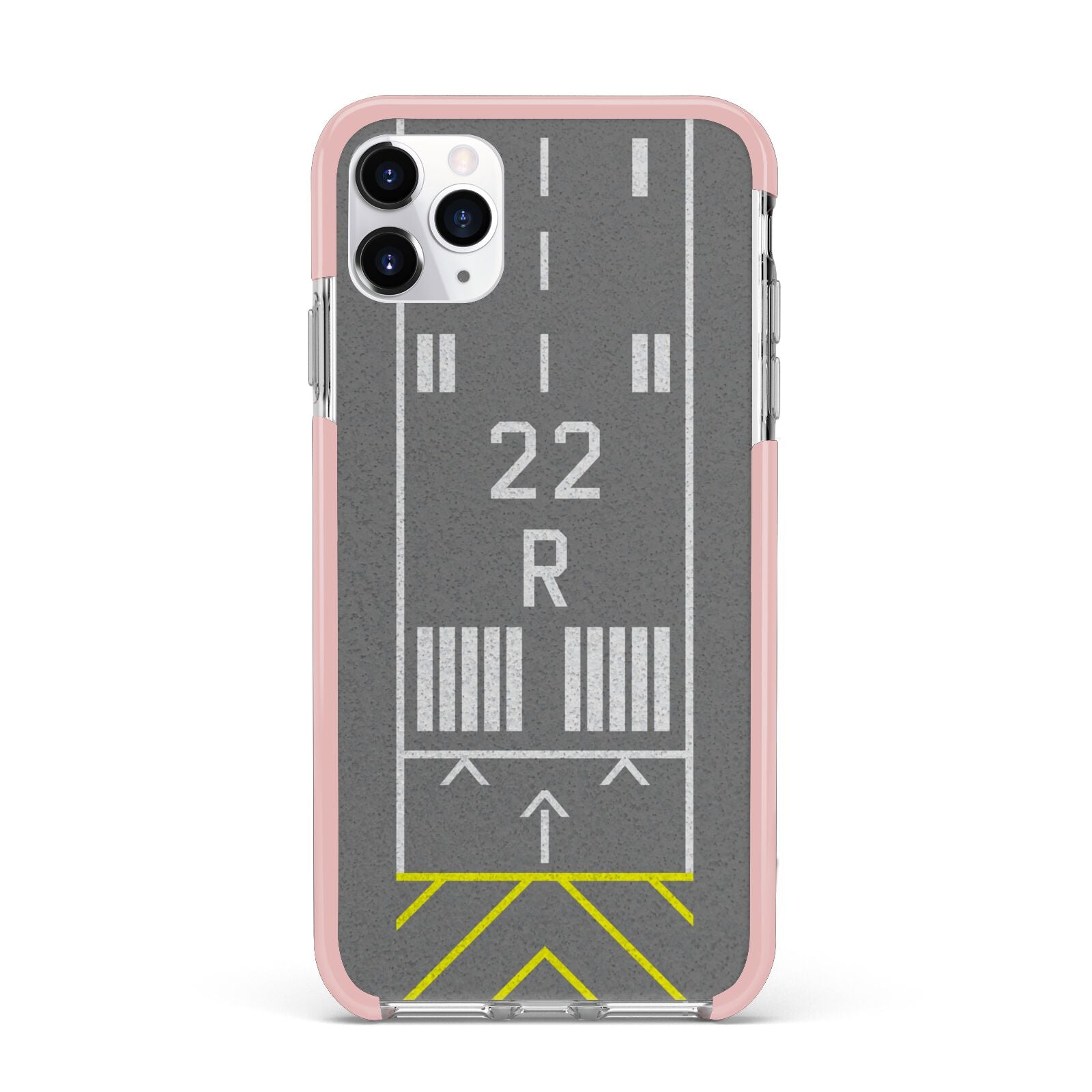 Personalised Runway iPhone 11 Pro Max Impact Pink Edge Case