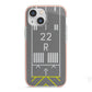 Personalised Runway iPhone 13 Mini TPU Impact Case with Pink Edges