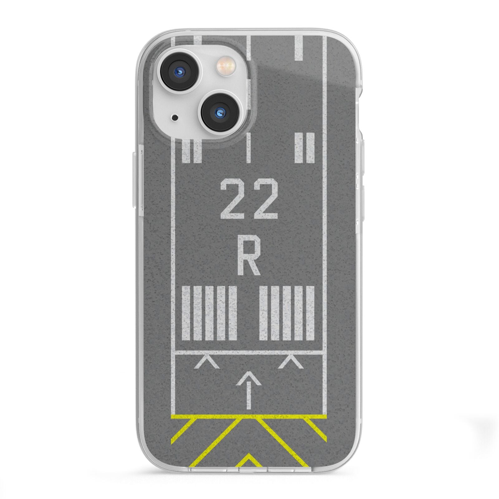 Personalised Runway iPhone 13 Mini TPU Impact Case with White Edges