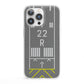 Personalised Runway iPhone 13 Pro Clear Bumper Case