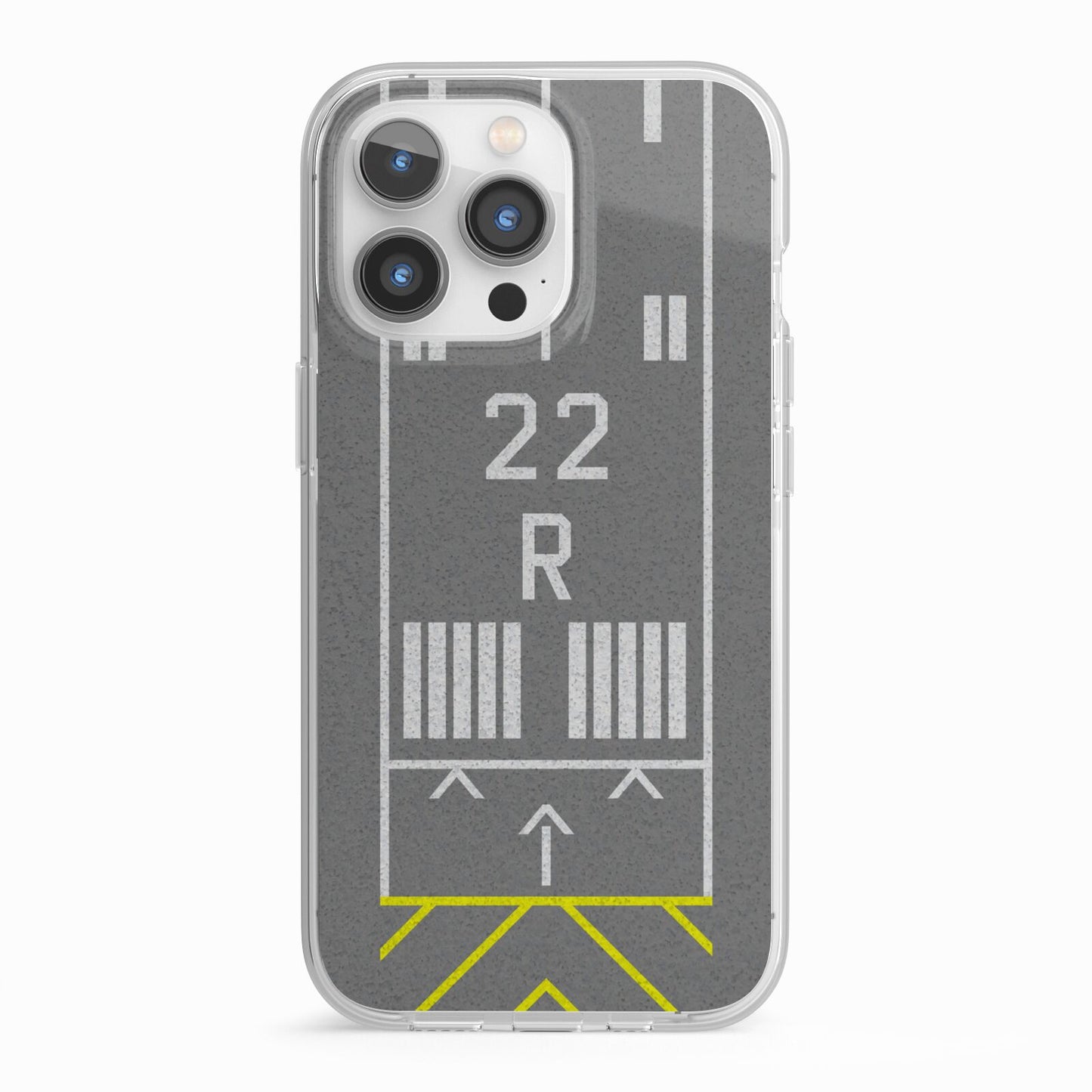 Personalised Runway iPhone 13 Pro TPU Impact Case with White Edges
