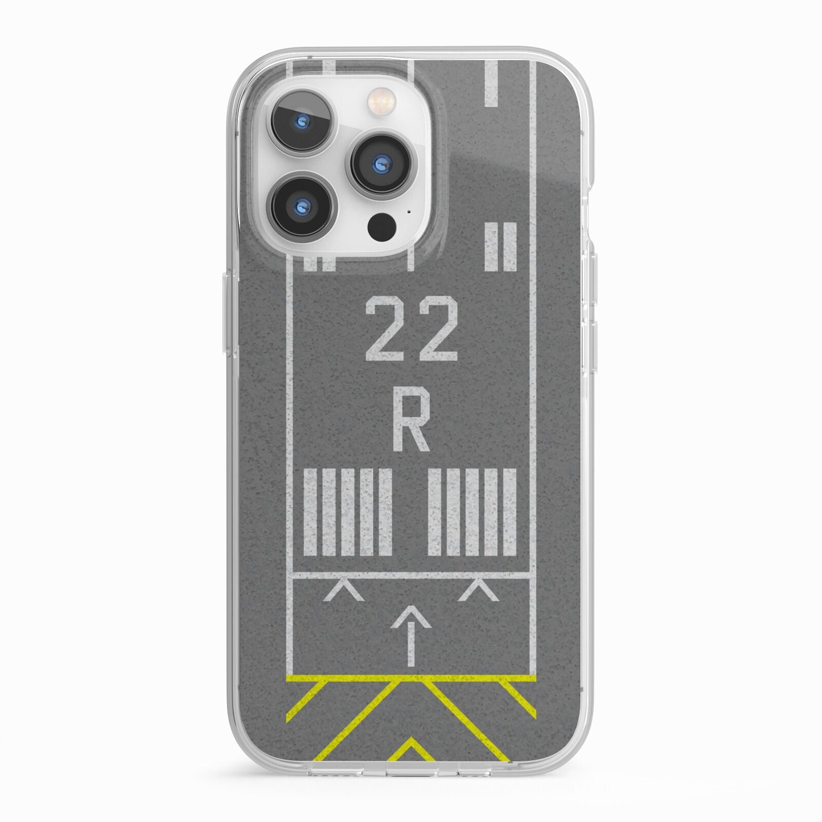 Personalised Runway iPhone 13 Pro TPU Impact Case with White Edges