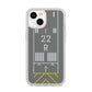 Personalised Runway iPhone 14 Clear Tough Case Starlight