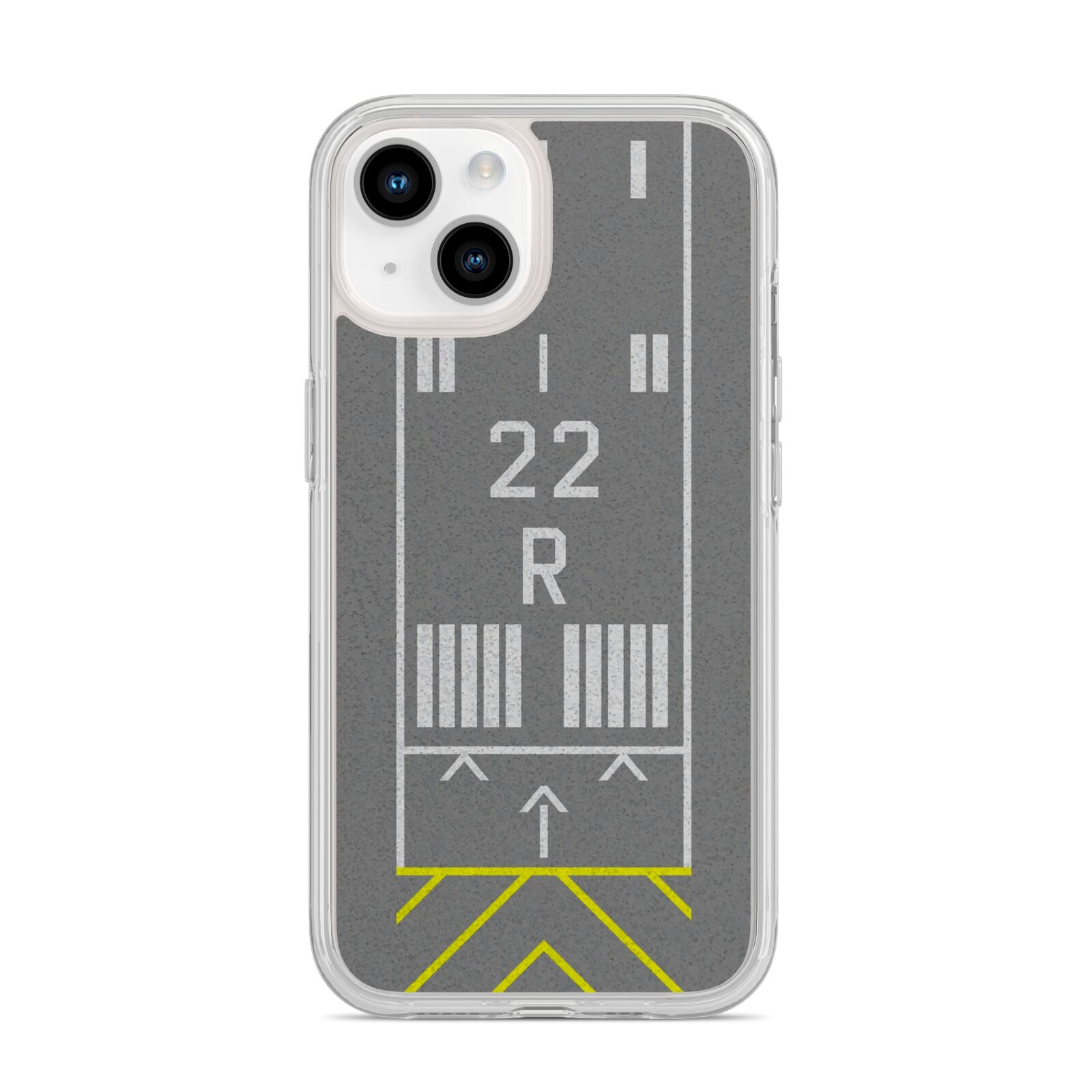 Personalised Runway iPhone 14 Clear Tough Case Starlight