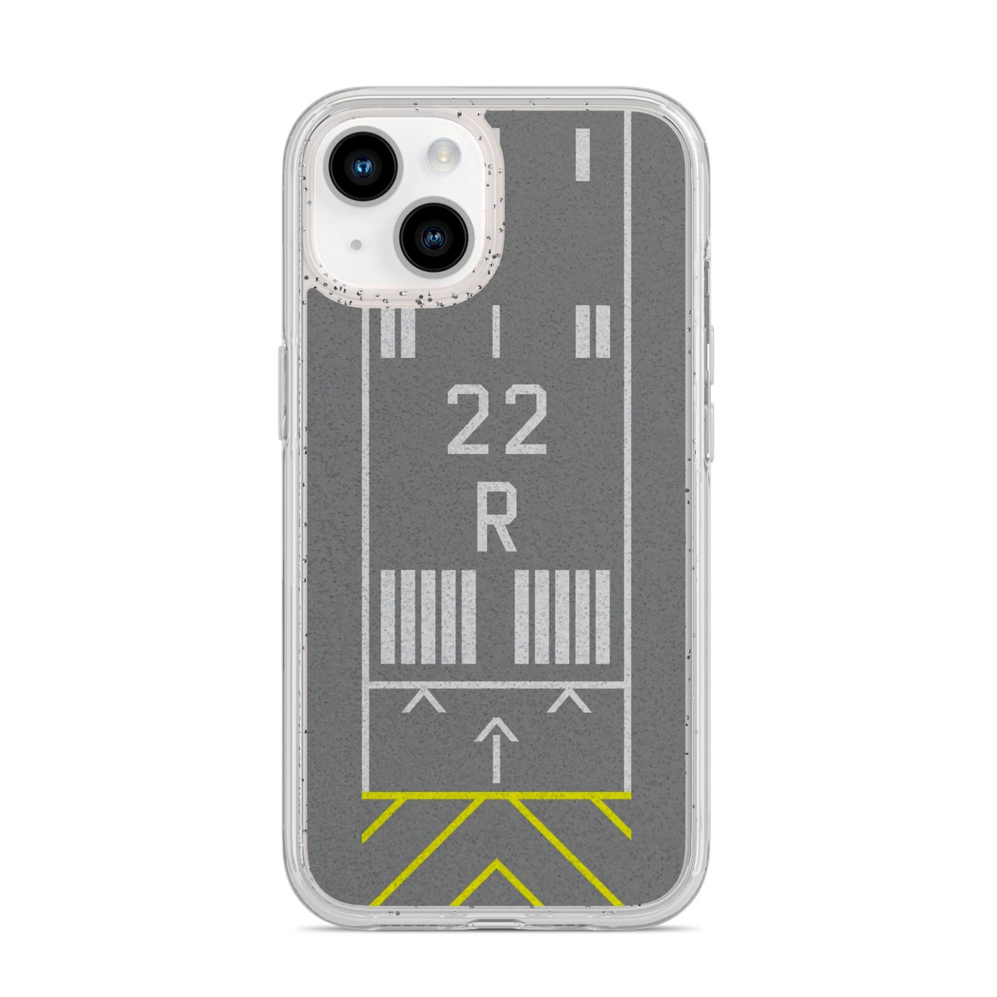 Personalised Runway iPhone 14 Glitter Tough Case Starlight