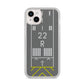 Personalised Runway iPhone 14 Plus Clear Tough Case Starlight