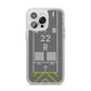 Personalised Runway iPhone 14 Pro Max Clear Tough Case Silver