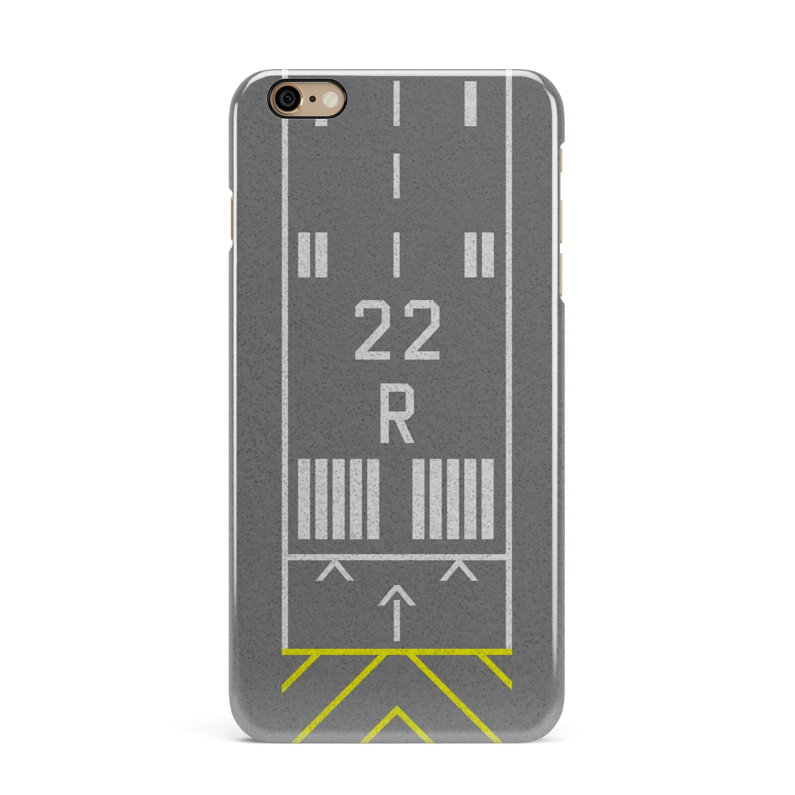 Personalised Runway iPhone 6 Plus 3D Snap Case on Gold Phone