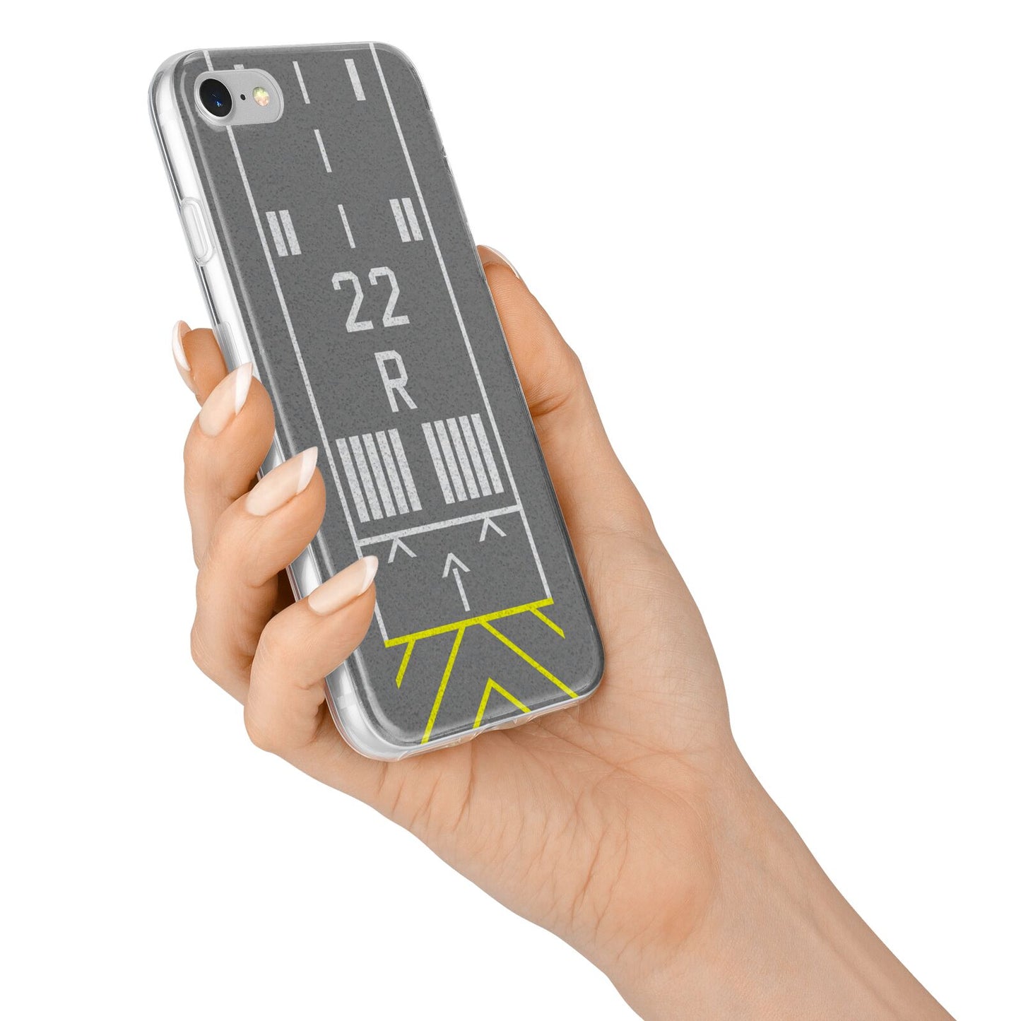 Personalised Runway iPhone 7 Bumper Case on Silver iPhone Alternative Image