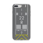 Personalised Runway iPhone 7 Plus Bumper Case on Silver iPhone
