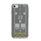 Personalised Runway iPhone 8 Bumper Case on Silver iPhone