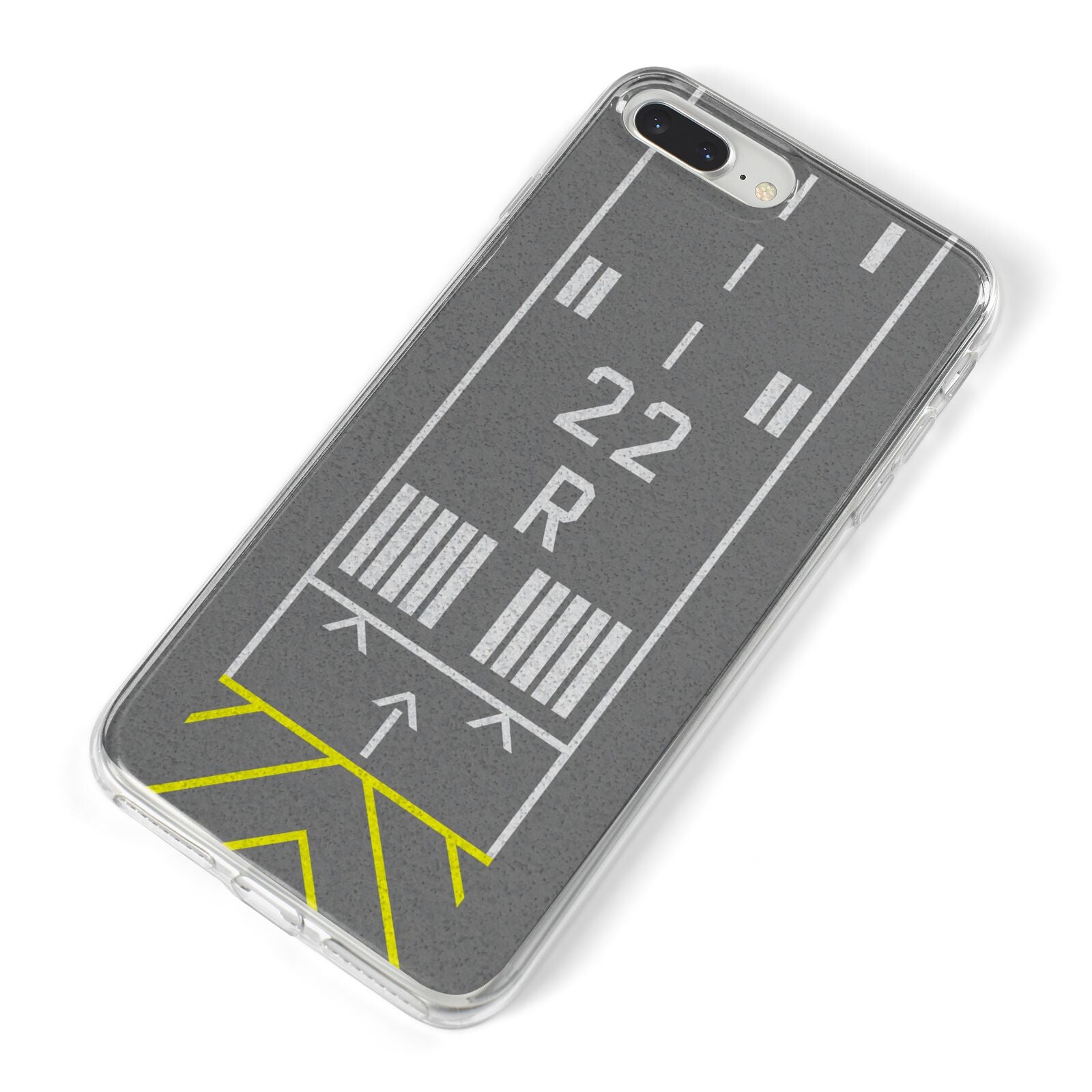 Personalised Runway iPhone 8 Plus Bumper Case on Silver iPhone Alternative Image