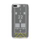 Personalised Runway iPhone 8 Plus Bumper Case on Silver iPhone