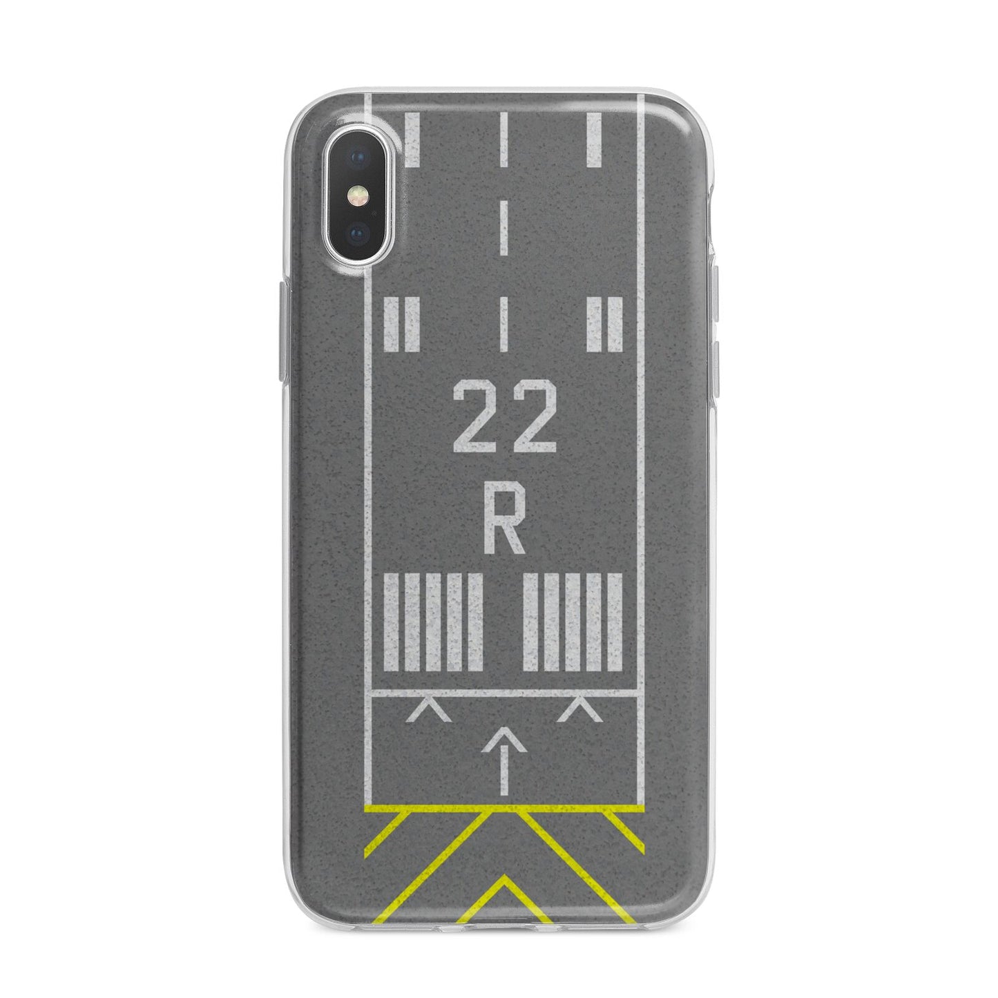 Personalised Runway iPhone X Bumper Case on Silver iPhone Alternative Image 1