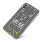 Personalised Runway iPhone X Bumper Case on Silver iPhone
