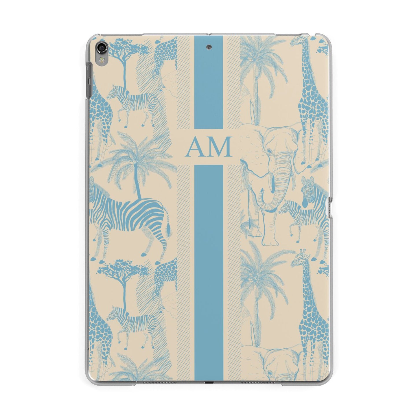 Personalised Safari Apple iPad Grey Case