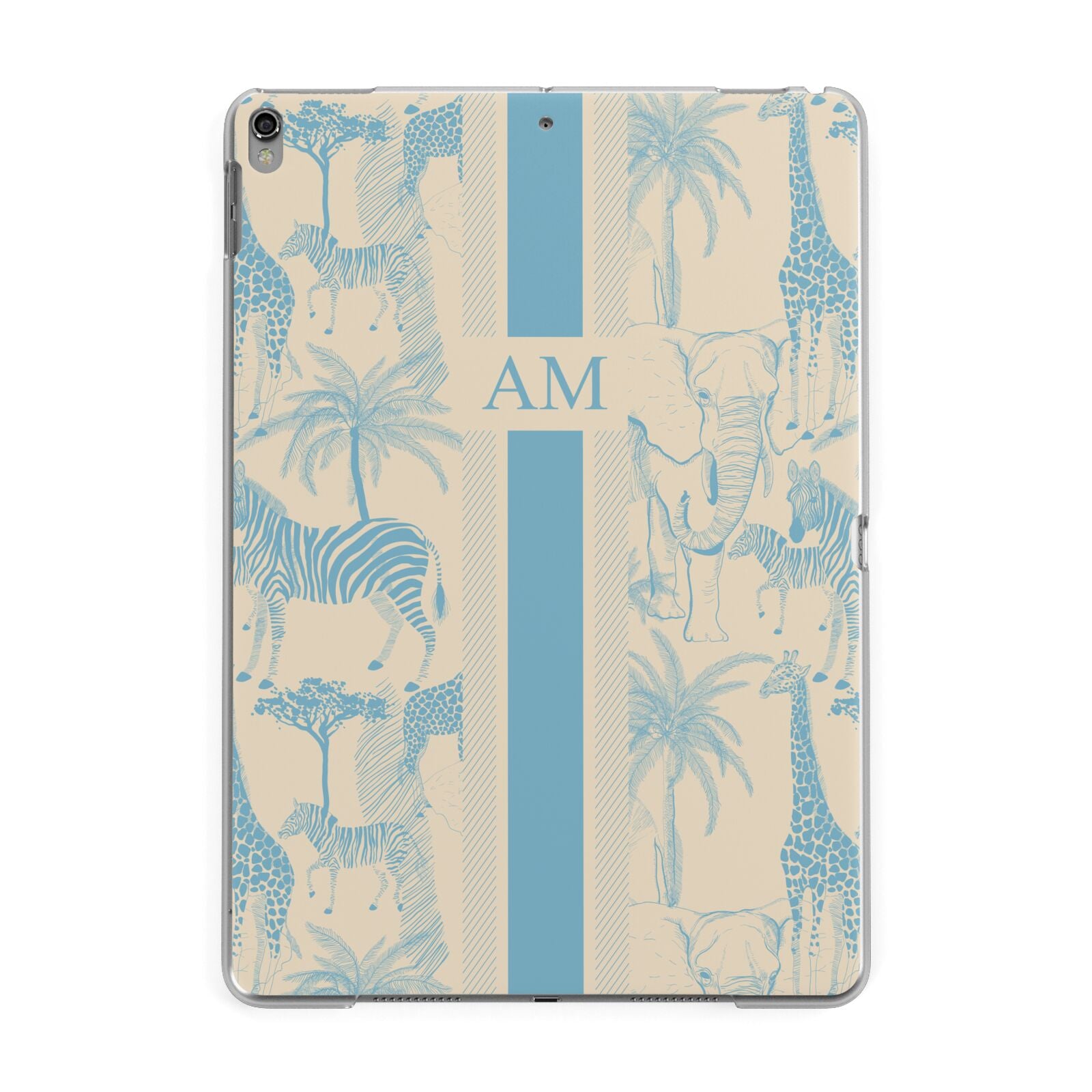 Personalised Safari Apple iPad Grey Case