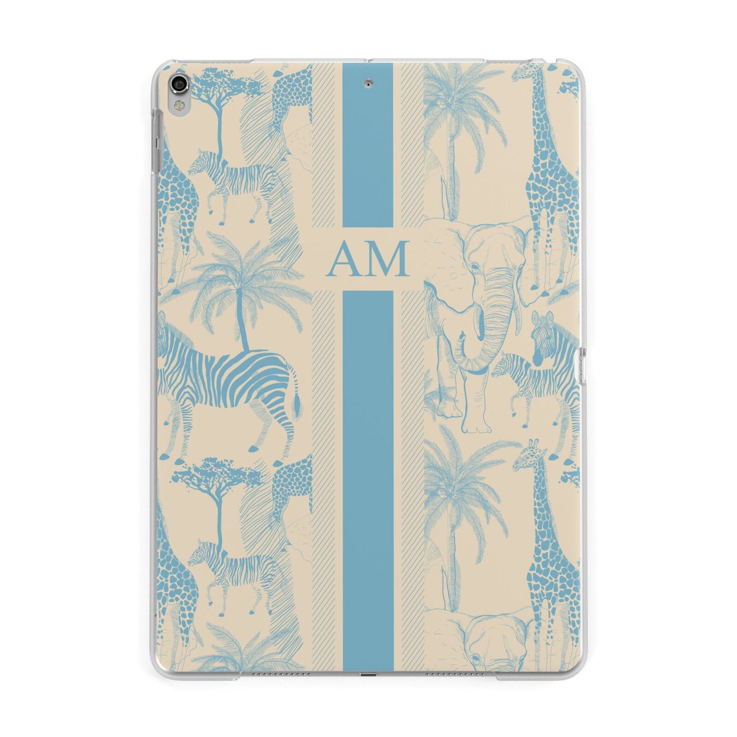Personalised Safari Apple iPad Silver Case