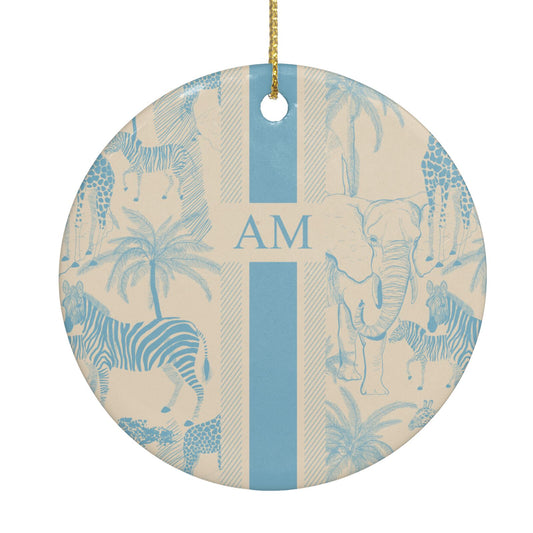 Personalised Safari Circle Decoration