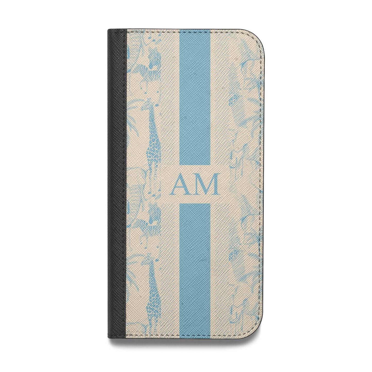 Personalised Safari Vegan Leather Flip Samsung Case