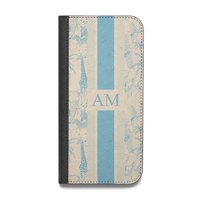 Personalised Safari Vegan Leather Flip Samsung Case