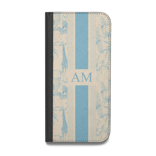 Personalised Safari Vegan Leather Flip Samsung Case