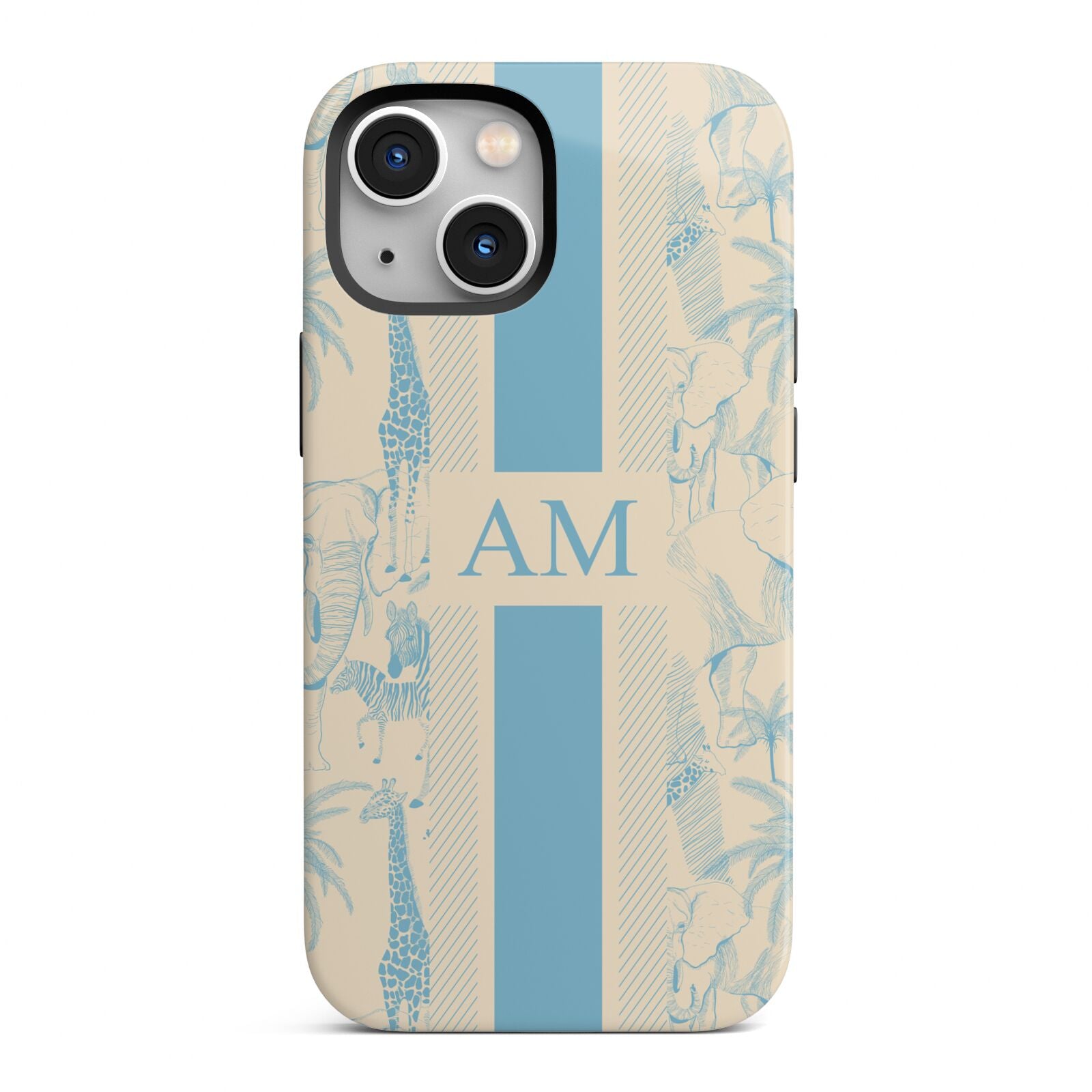 Personalised Safari iPhone 13 Mini Full Wrap 3D Tough Case