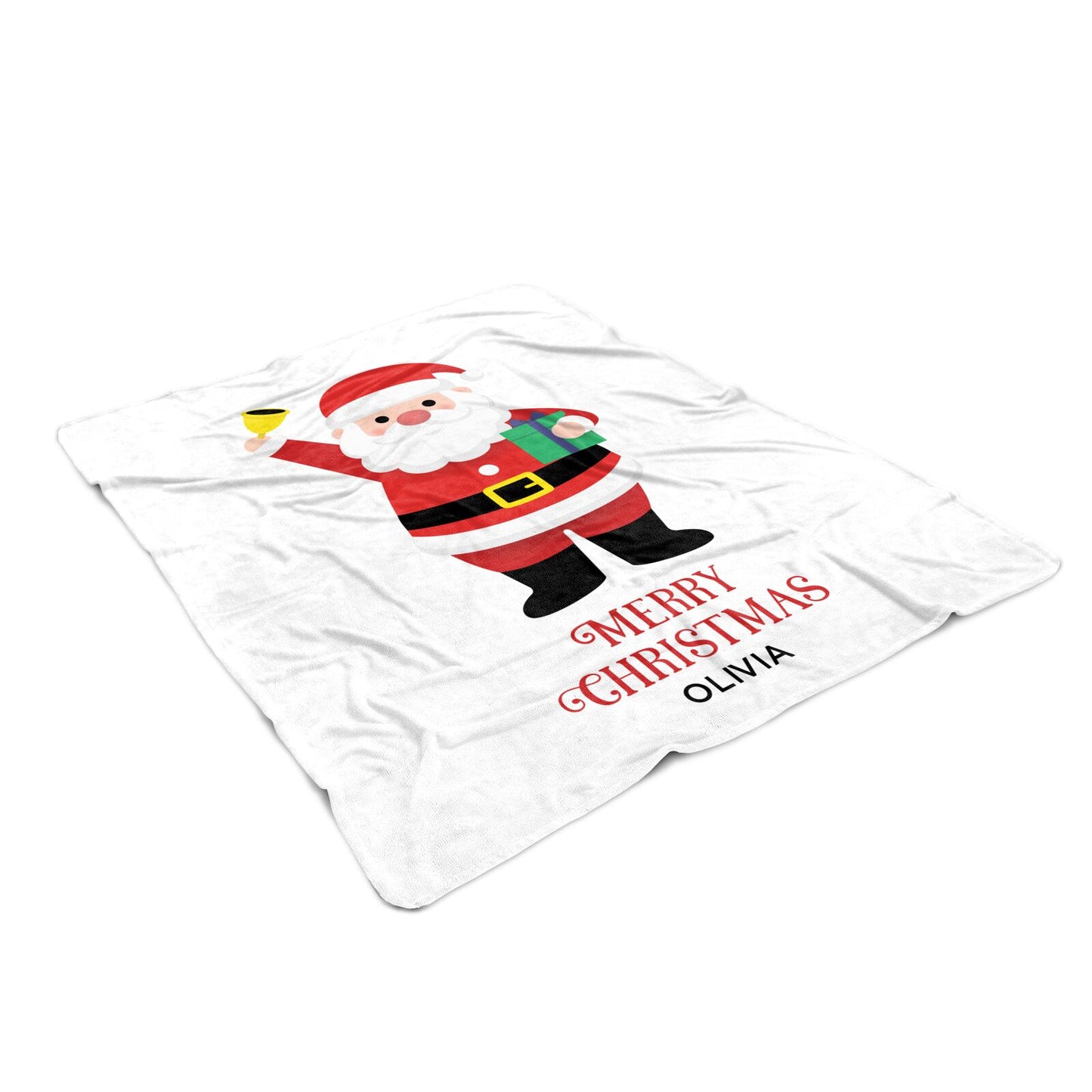 Personalised Santa Medium Fleece Blankets