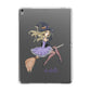 Personalised Sassy Witch Apple iPad Grey Case