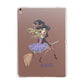 Personalised Sassy Witch Apple iPad Rose Gold Case
