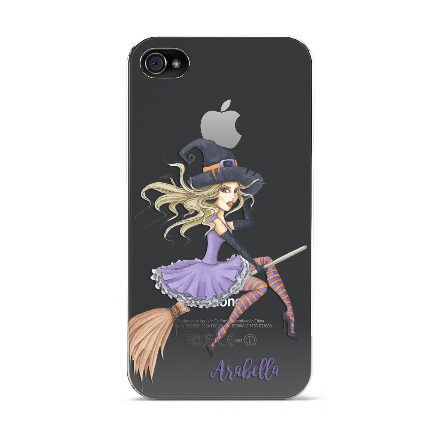 Personalised Sassy Witch Apple iPhone 4s Case