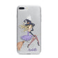 Personalised Sassy Witch iPhone 7 Plus Bumper Case on Silver iPhone