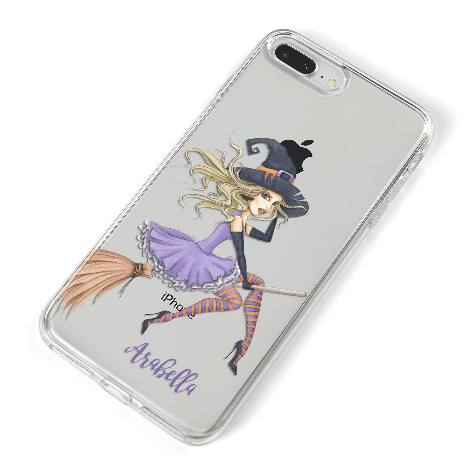 Personalised Sassy Witch iPhone 8 Plus Bumper Case on Silver iPhone Alternative Image