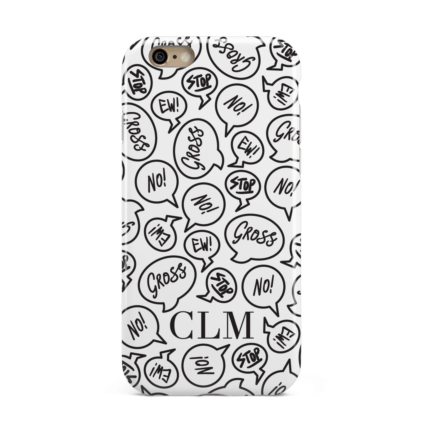 Personalised Sayings Initials Apple iPhone 6 3D Tough Case