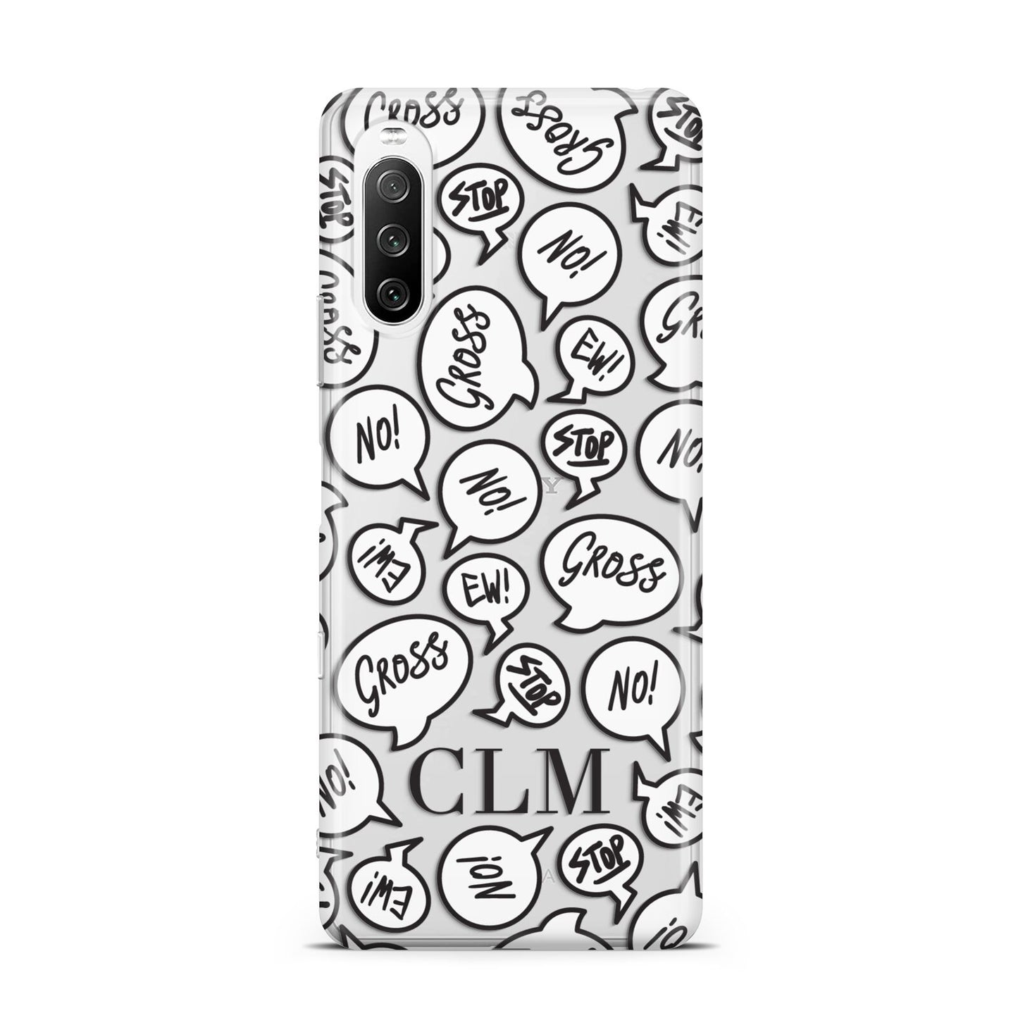 Personalised Sayings Initials Sony Xperia 10 III Case