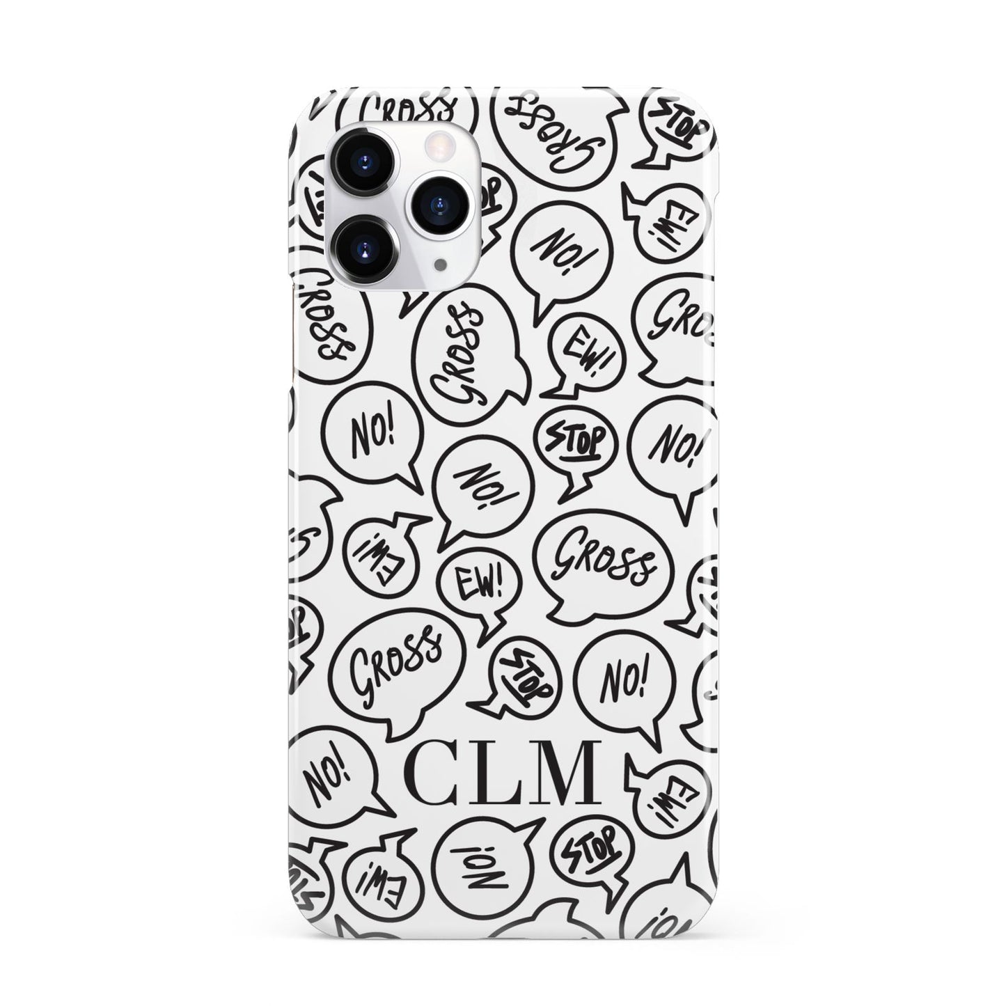 Personalised Sayings Initials iPhone 11 Pro 3D Snap Case