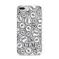 Personalised Sayings Initials iPhone 7 Plus Bumper Case on Silver iPhone