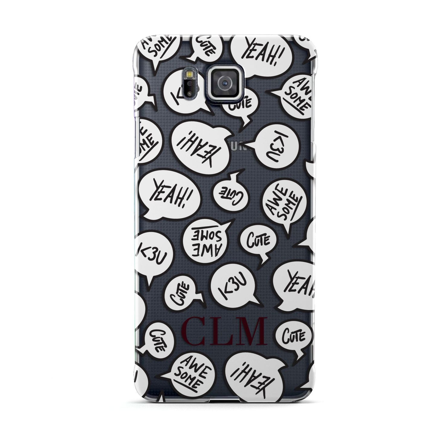 Personalised Sayings With Initials Samsung Galaxy Alpha Case