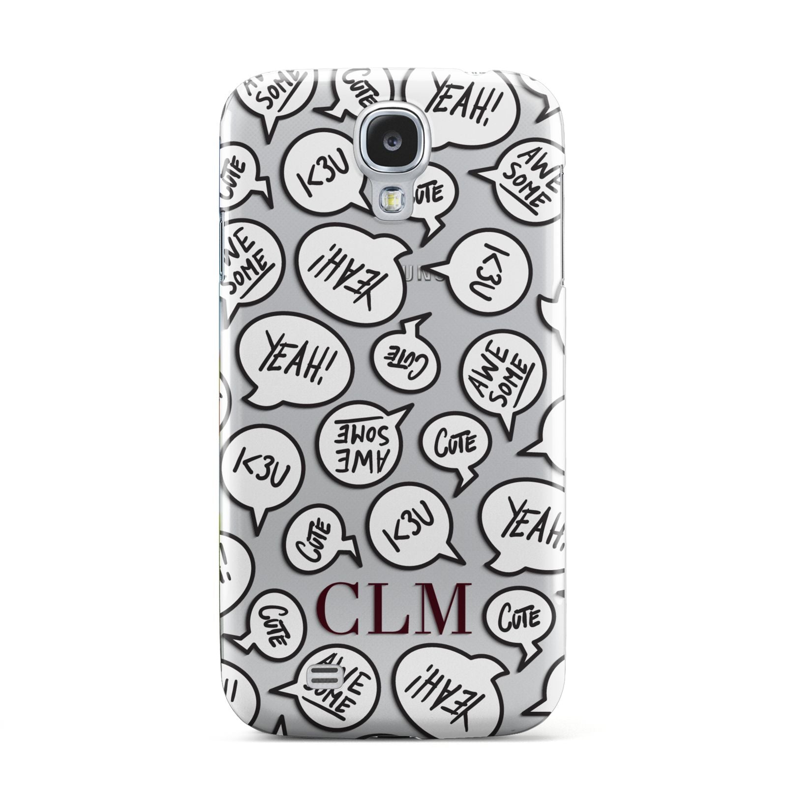 Personalised Sayings With Initials Samsung Galaxy S4 Case
