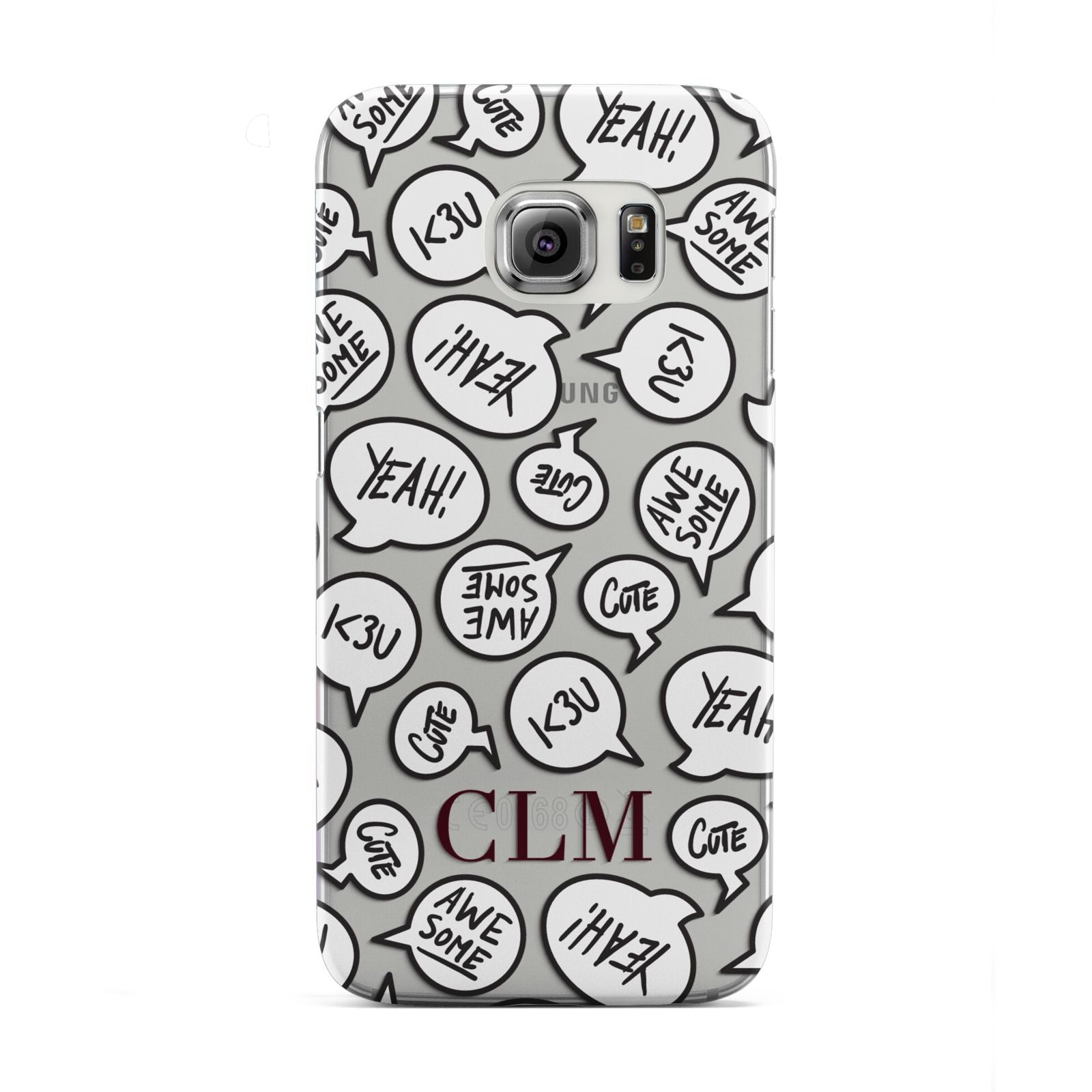 Personalised Sayings With Initials Samsung Galaxy S6 Edge Case