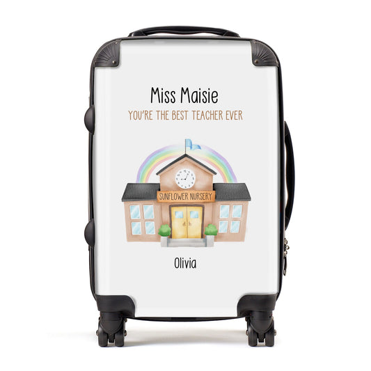 Personalised School Teacher Suitcase