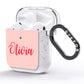 Personalised Script Name AirPods Glitter Case Side Image