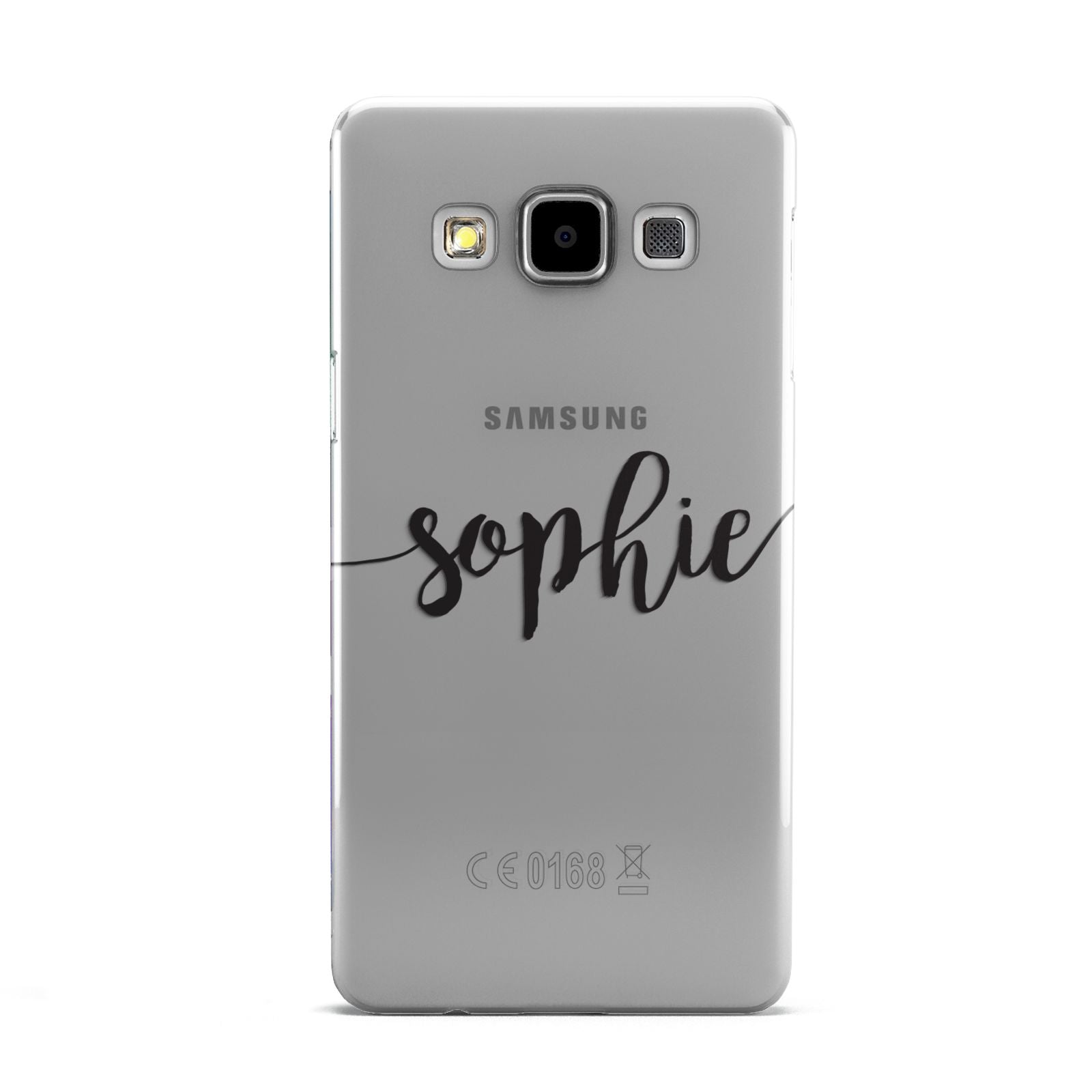 Personalised Scroll Name Handwritten Clear Custom Samsung Galaxy A5 Case